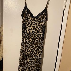 Snake print Slip style Dress